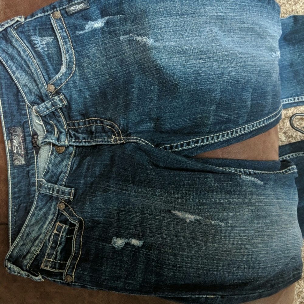 Silver jeans